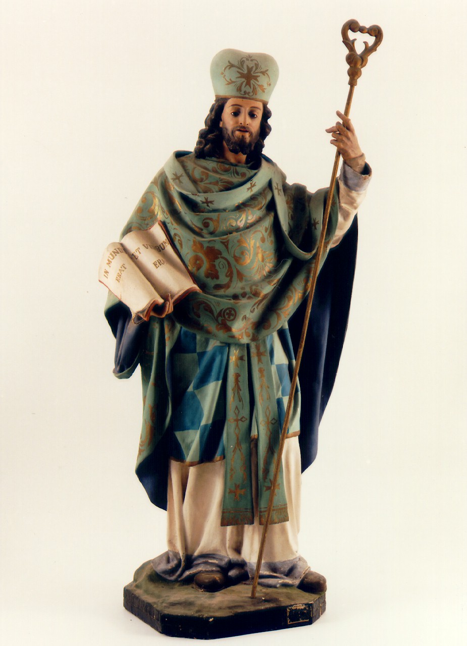 Sant'Agostino (statua) - ambito siciliano (Seconda metà sec. XIX)