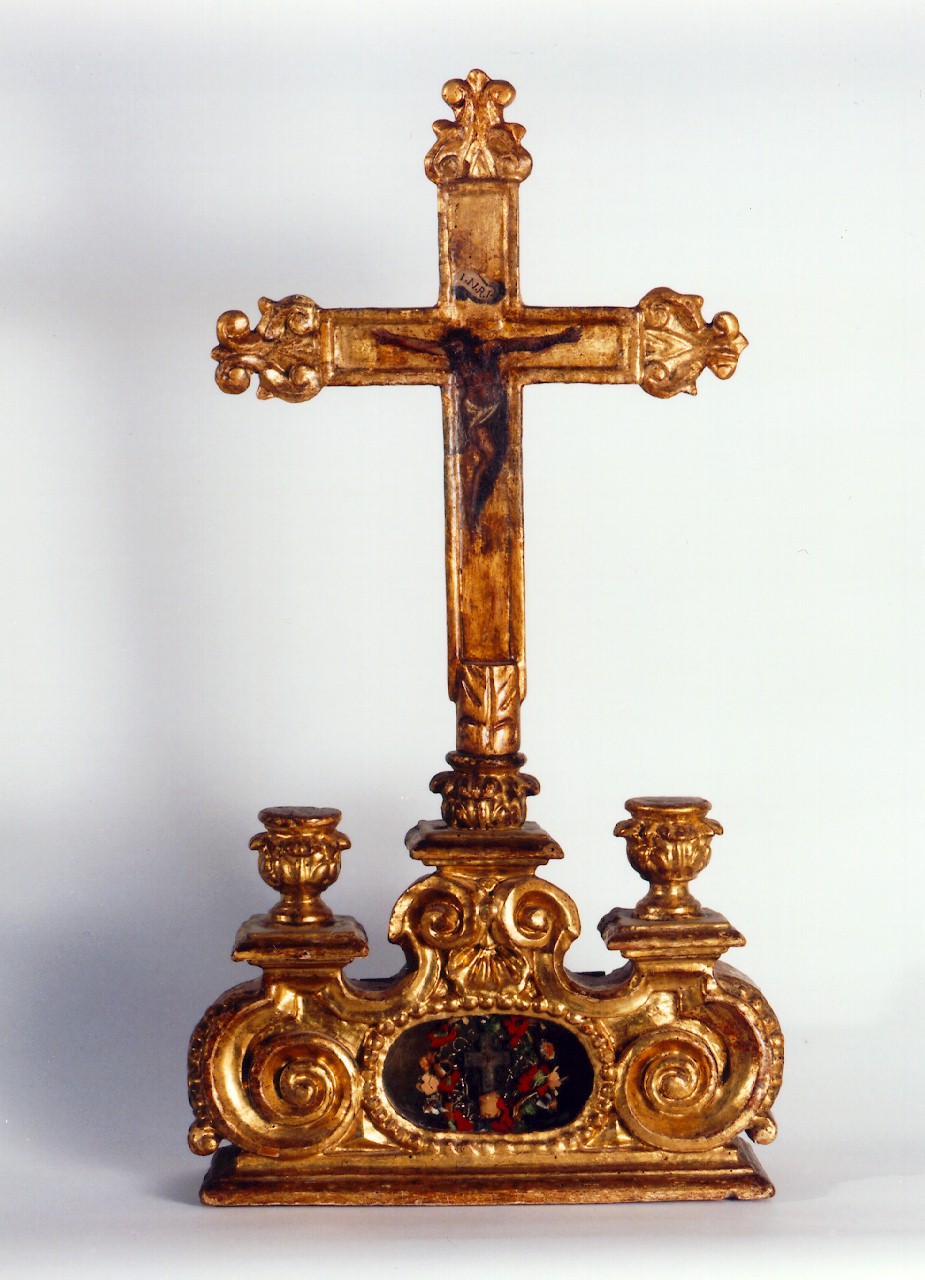 croce reliquiario - produzione siciliana (Seconda metà sec. XVIII)