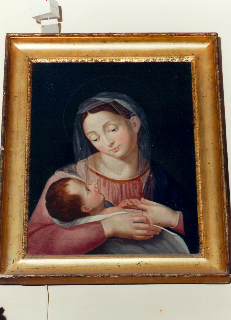 Madonna con Bambino (dipinto) - ambito siciliano (primo quarto sec. XX)