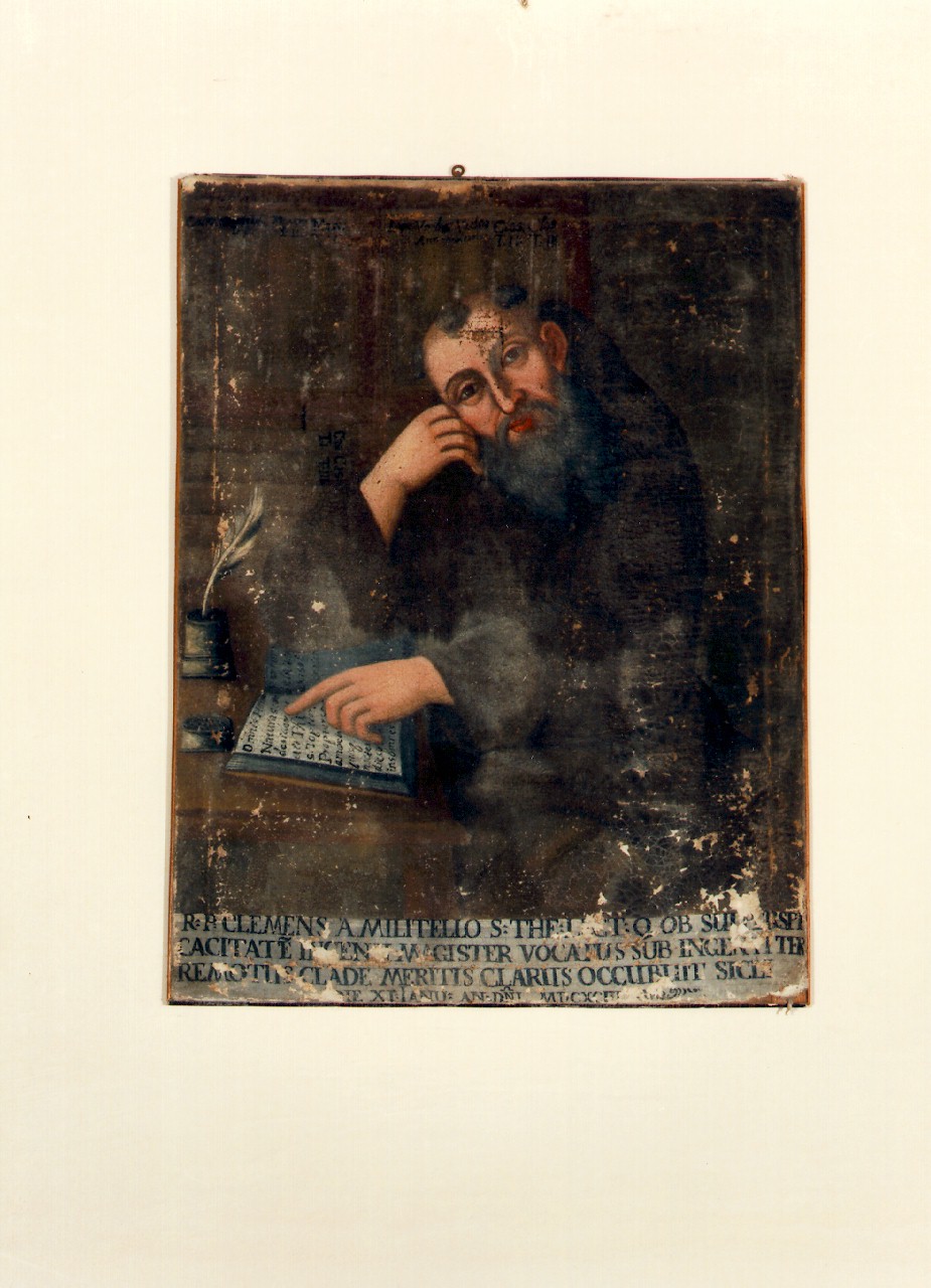 ritratto di frate Clemente da Militello (dipinto) - ambito siciliano (sec. XVII)