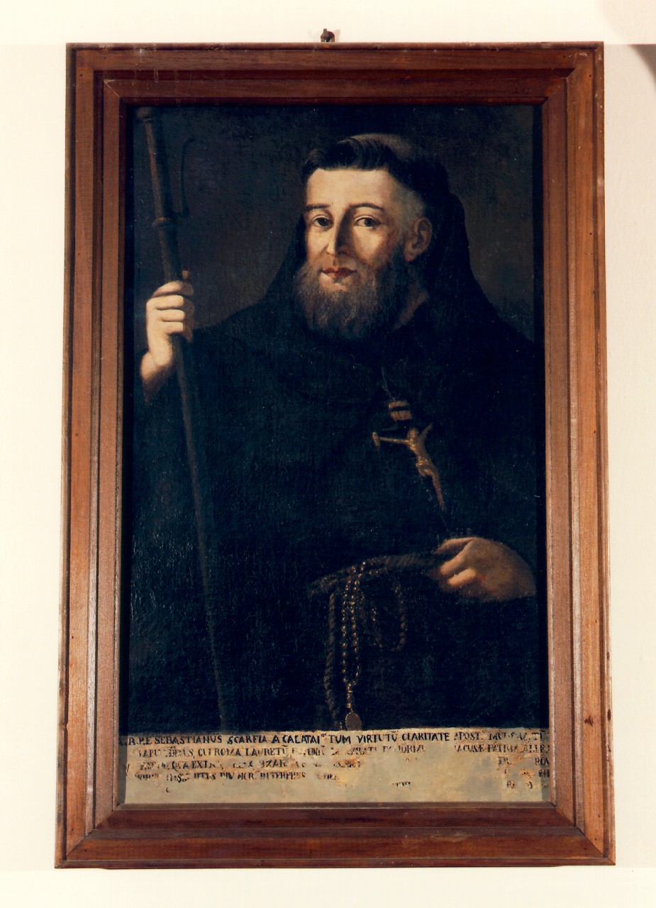 ritratto di padre Sebastiano Scarfia (dipinto) - ambito siciliano (Prima metà sec. XIX)