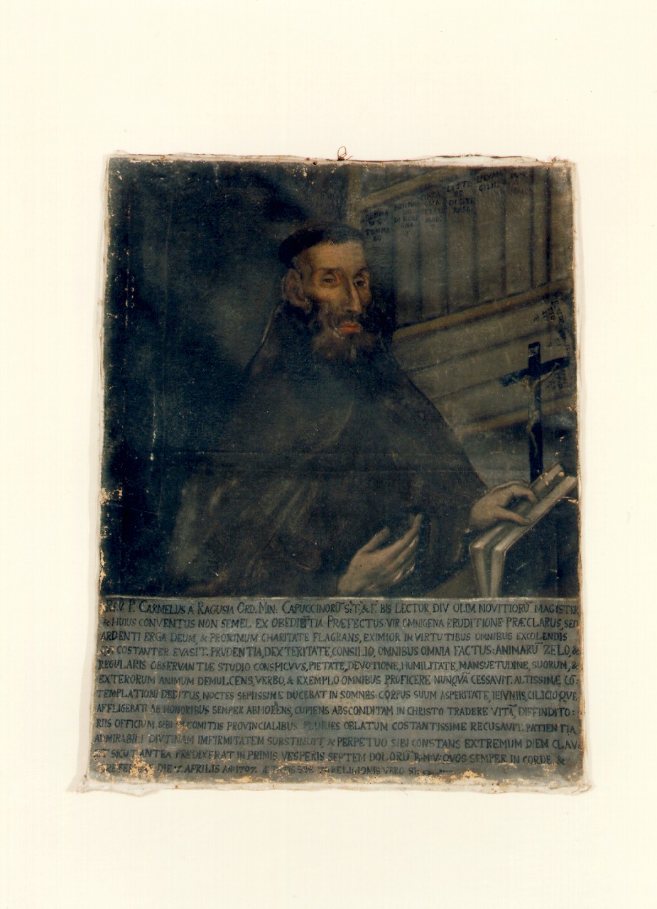 ritratto di padre Carmelo da Ragusa (dipinto) - ambito siciliano (sec. XVIII)