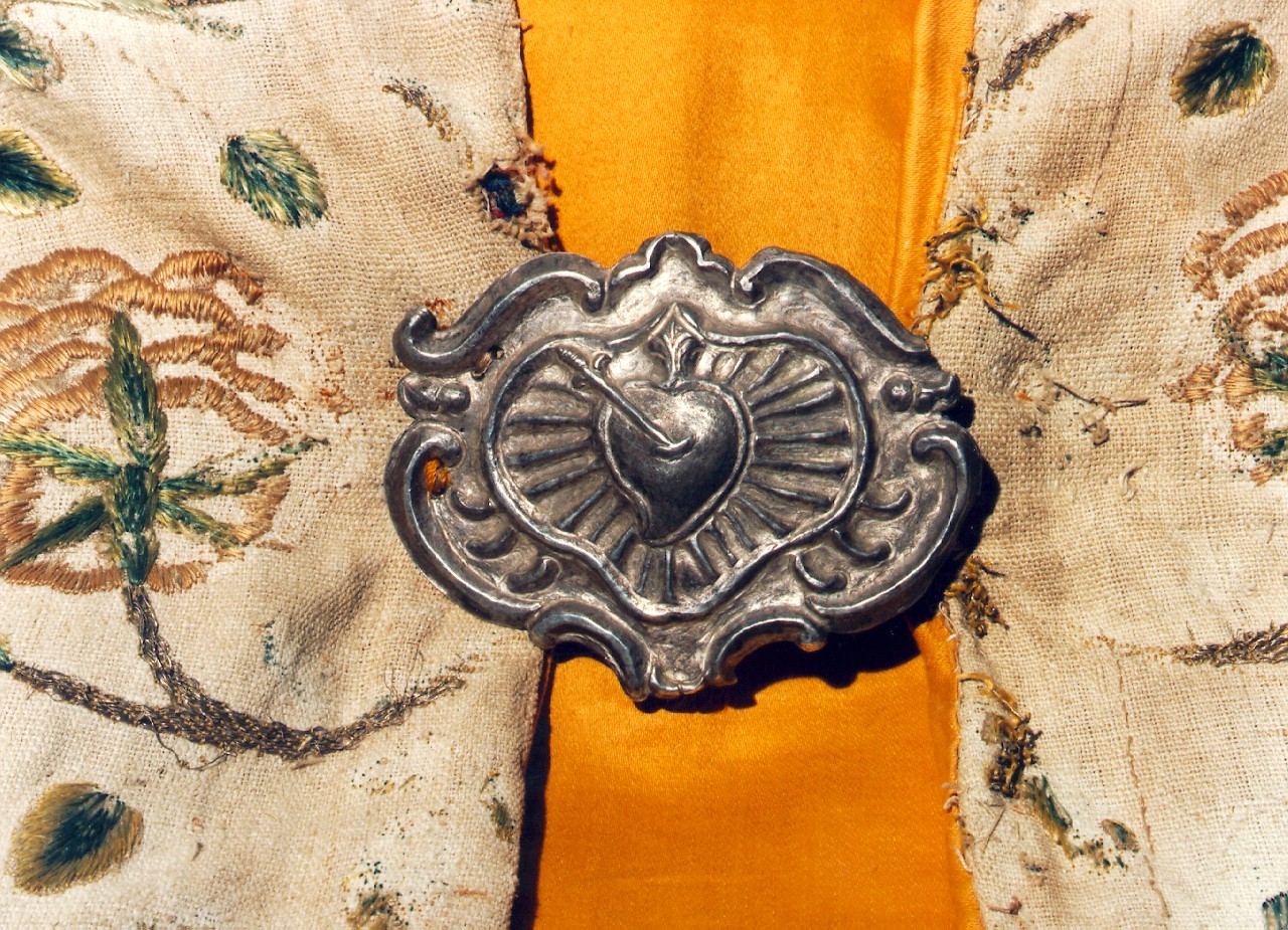 fermaglio di piviale - bottega siciliana (sec. XVIII)