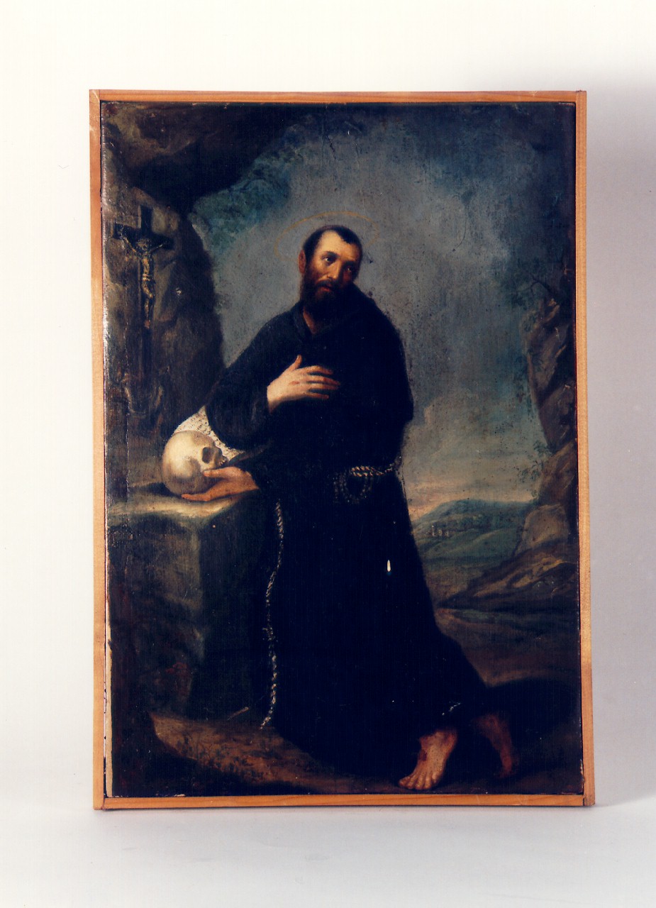 San Francesco d'Assisi (dipinto) - ambito siciliano (Seconda metà sec. XIX)