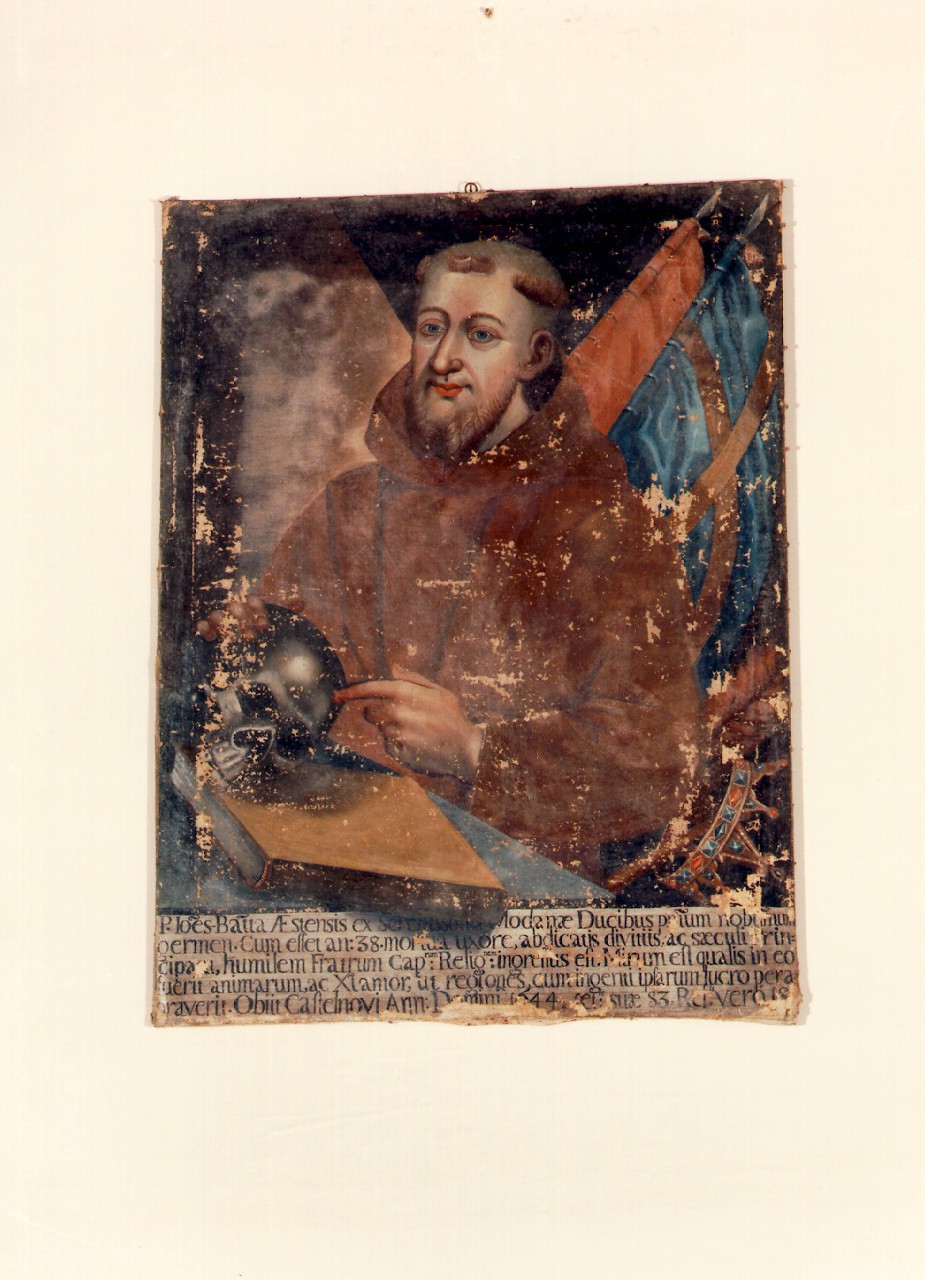 ritratto di padre Giovan Battista Estense (dipinto) - ambito siciliano (sec. XVII)