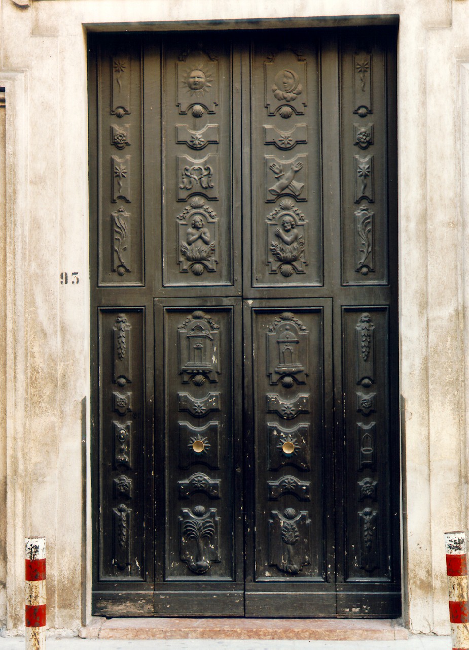 portone - produzione siciliana (Seconda metà sec. XIX)