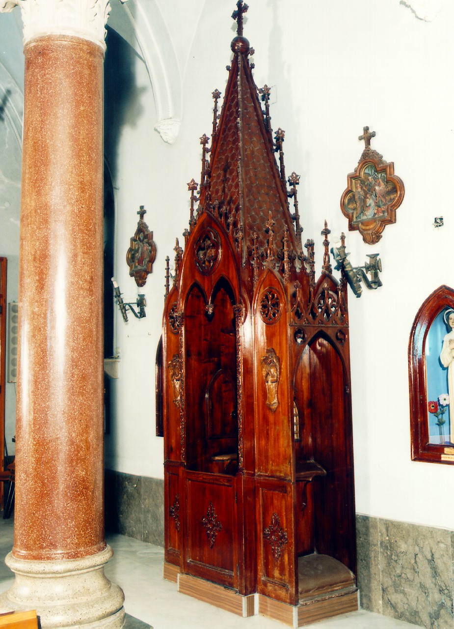 confessionale, serie - produzione siciliana (primo quarto sec. XX)