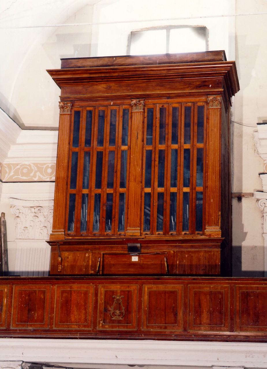 mostra d'organo - produzione siciliana (Seconda metà sec. XIX)