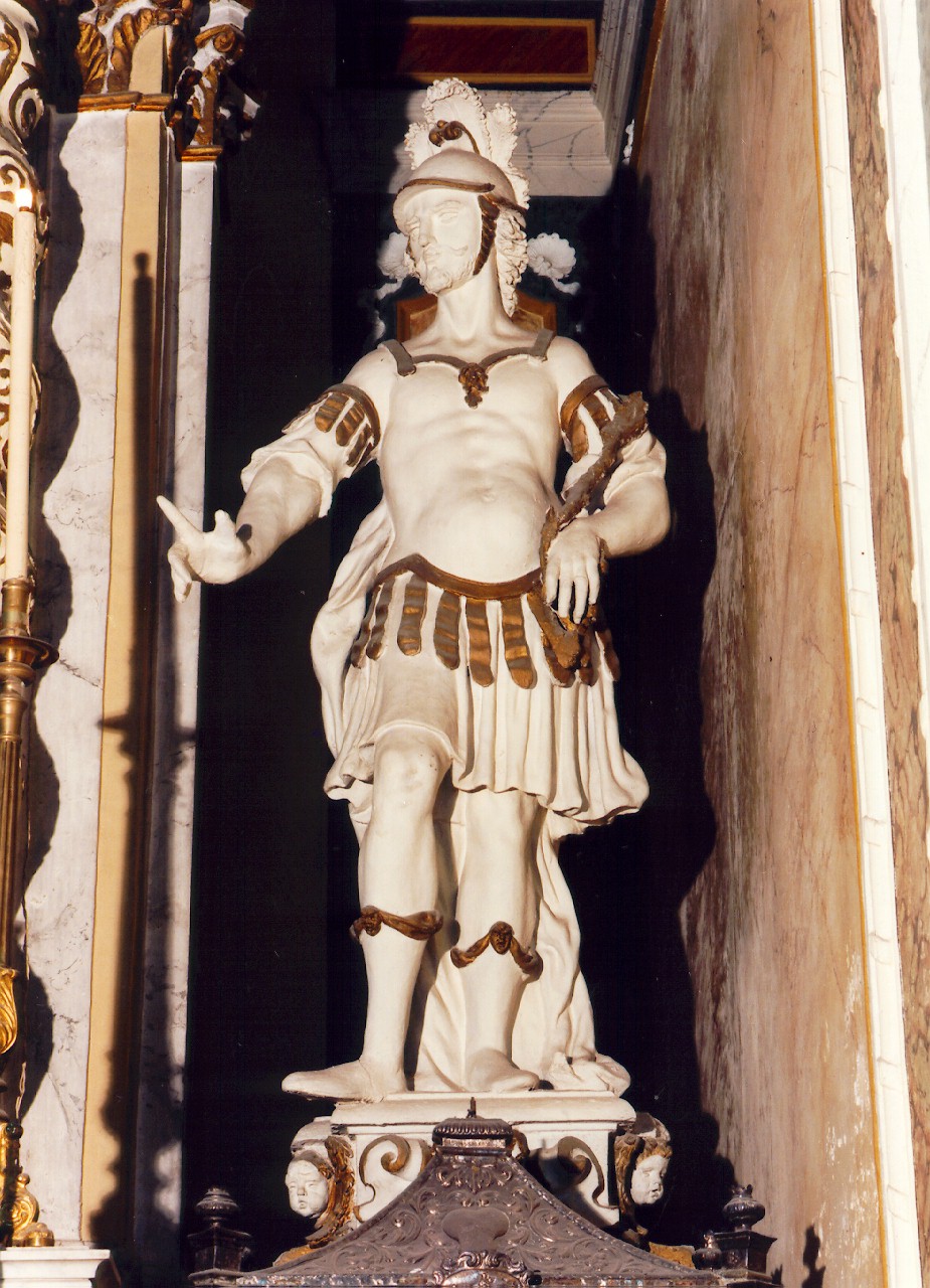 santo guerriero (statua) - ambito siciliano (Prima metà sec. XIX)