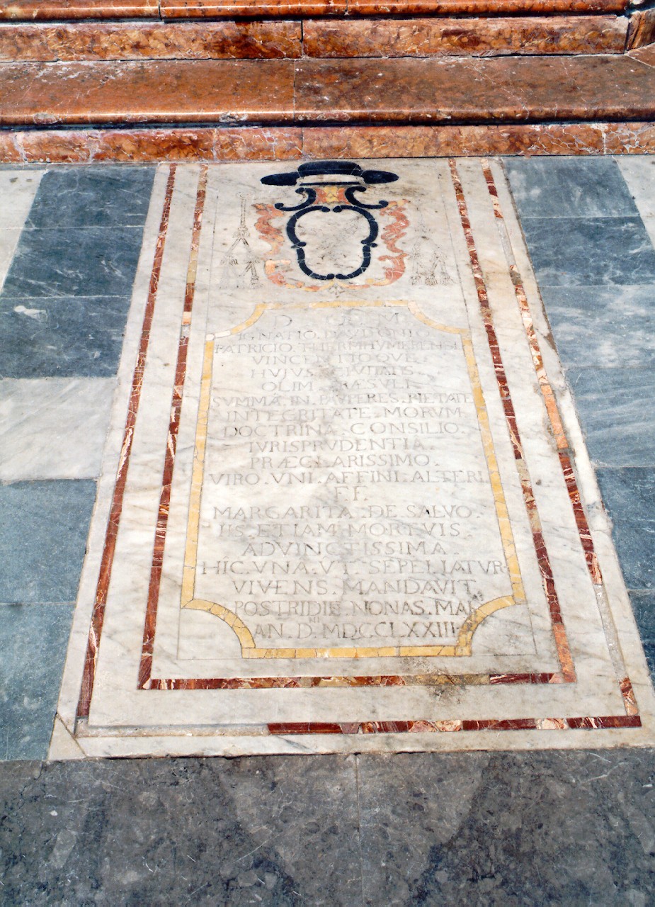 lapide - sepolcrale - ambito siciliano (sec. XVIII)