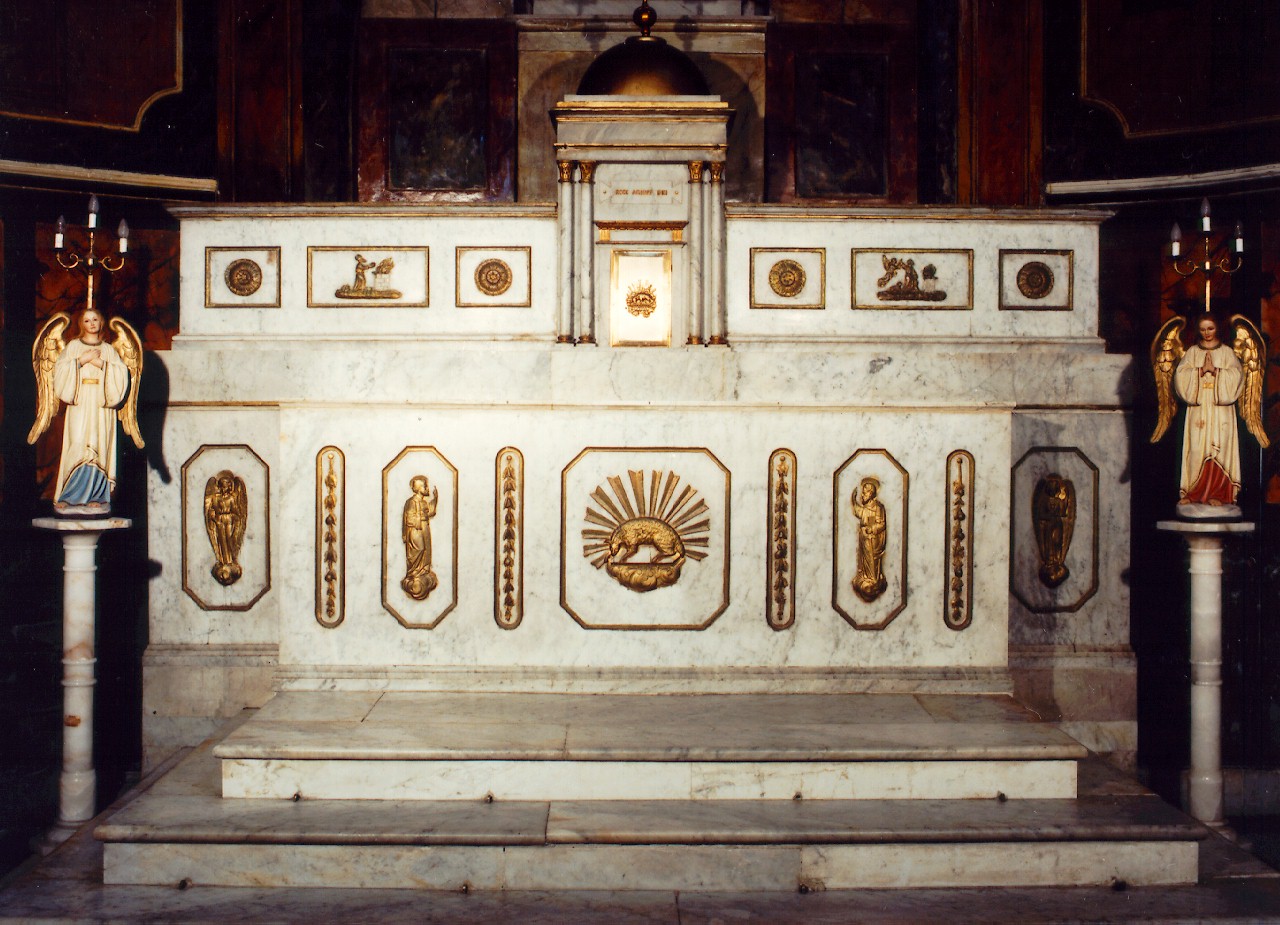 altare maggiore - ambito siciliano (sec. XIX)