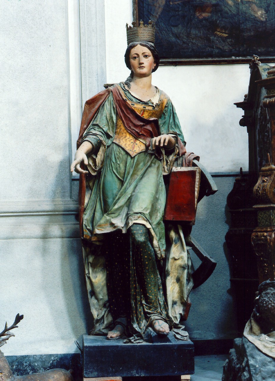 Santa Caterina d'Alessandria (statua) - ambito siciliano (Seconda metà sec. XVIII)