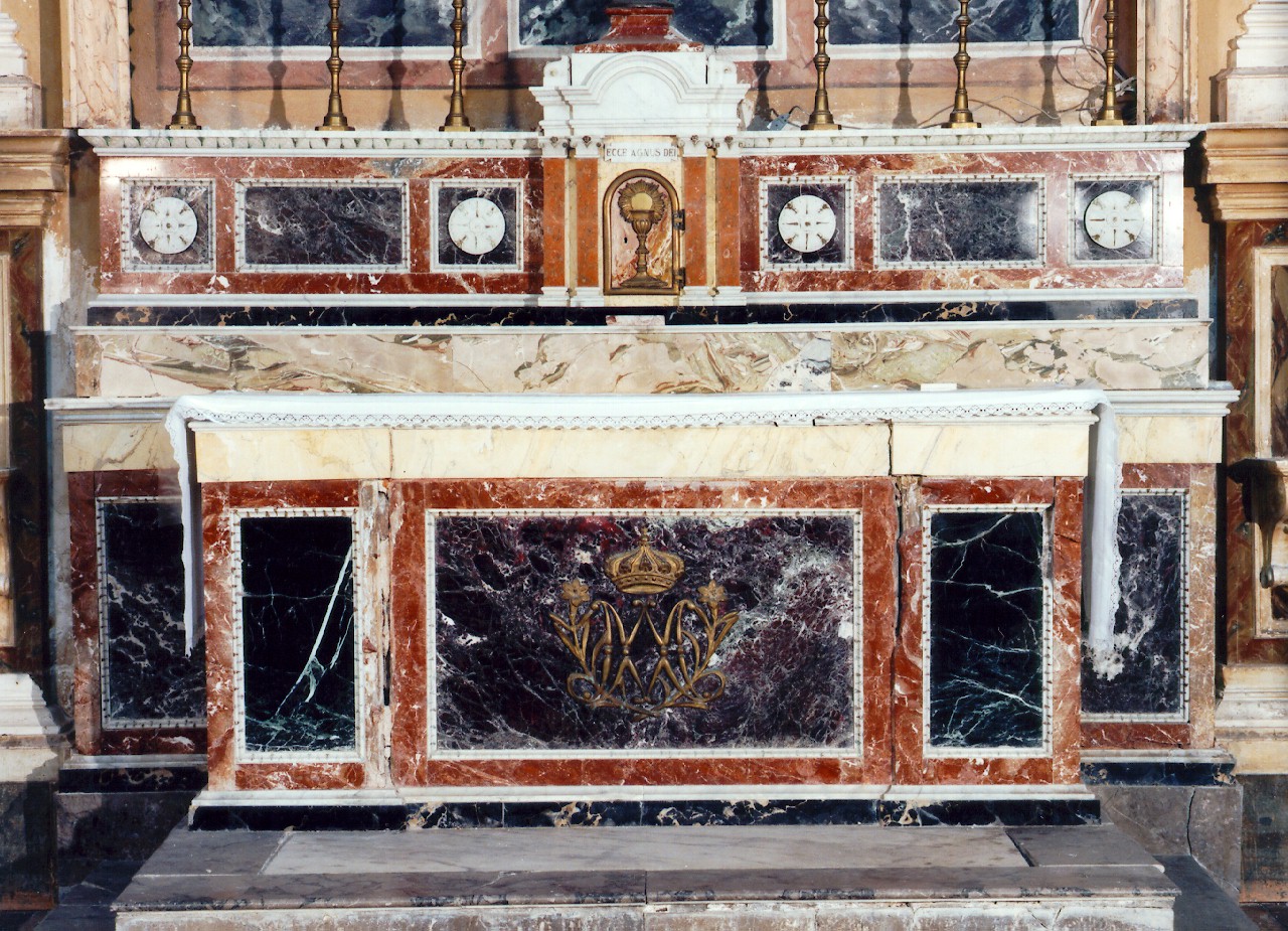 altare - a blocco - ambito siciliano (Seconda metà sec. XIX)