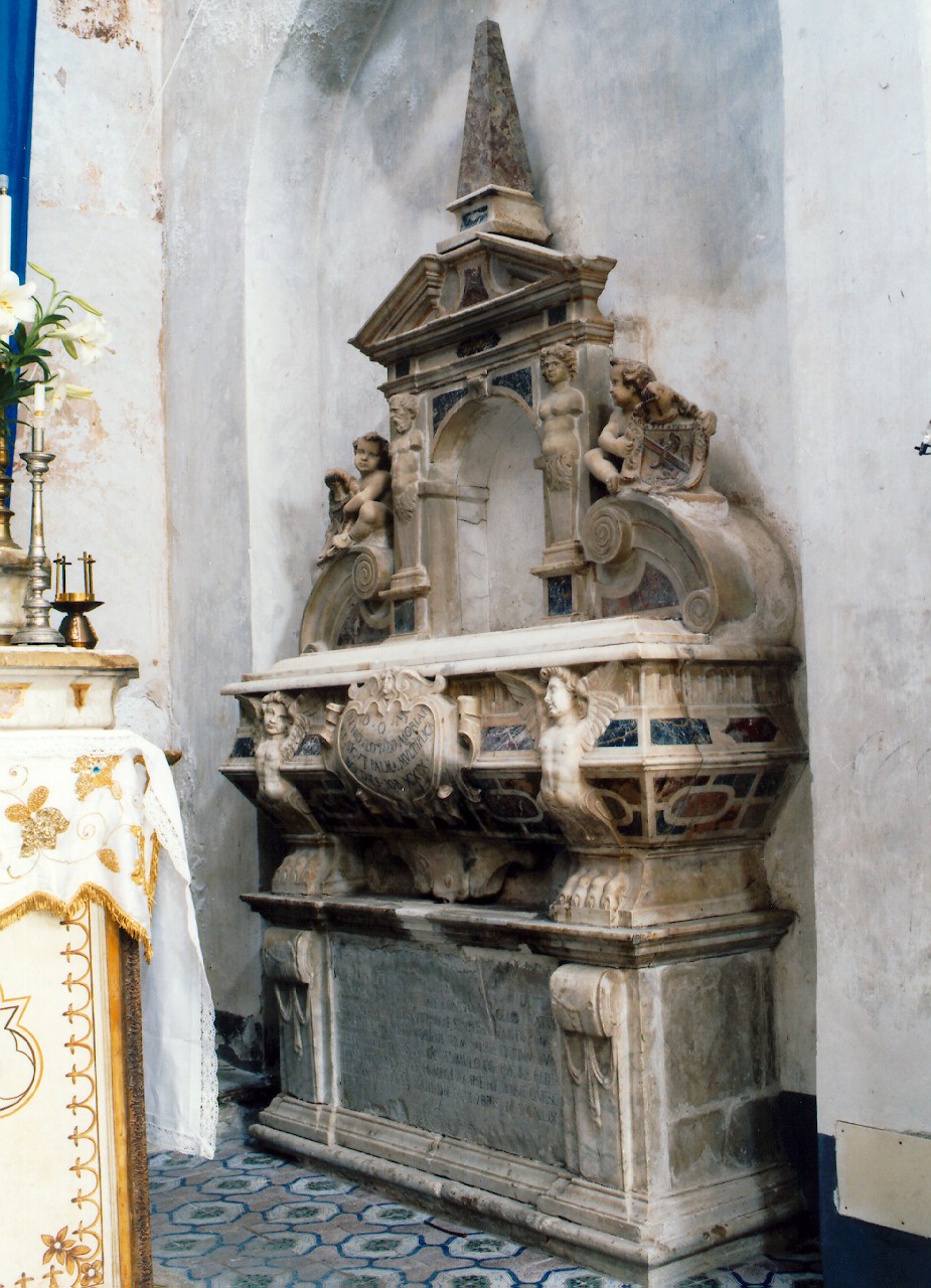monumento sepolcrale - ambito siciliano (sec. XVII)