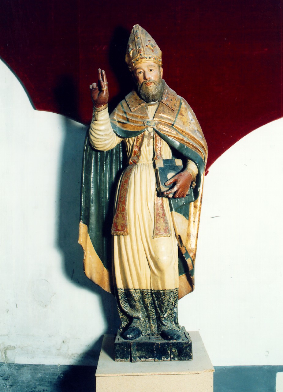 San Biagio (statua processionale) - ambito siciliano (Prima metà sec. XVIII)