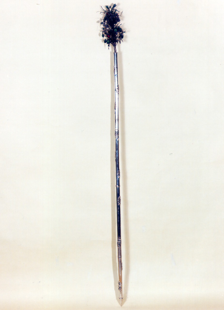 verga fiorita (attributo iconografico) - bottega siciliana (sec. XX)