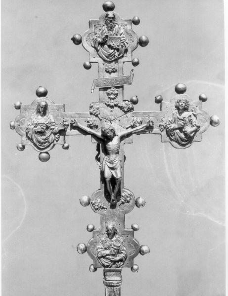 croce d'altare - bottega italiana (fine/inizio secc. XV/ XVI)