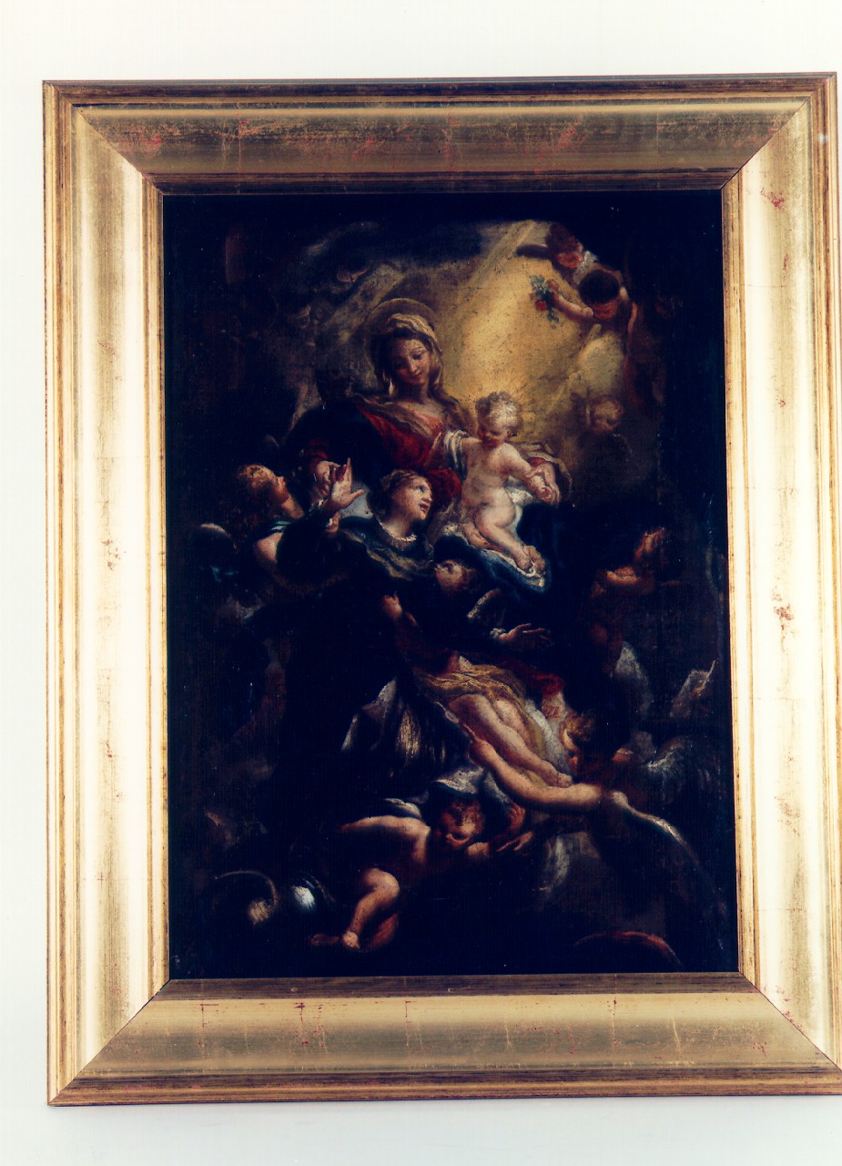 gloria di Santa Rosalia (dipinto) - ambito siciliano (Seconda metà sec. XVII)