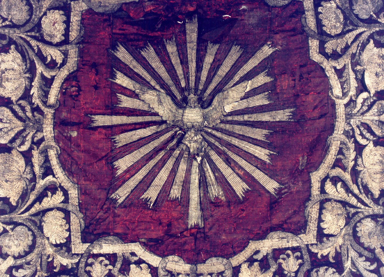 cielo di baldacchino processionale - manifattura siciliana (Seconda metà sec. XVII)