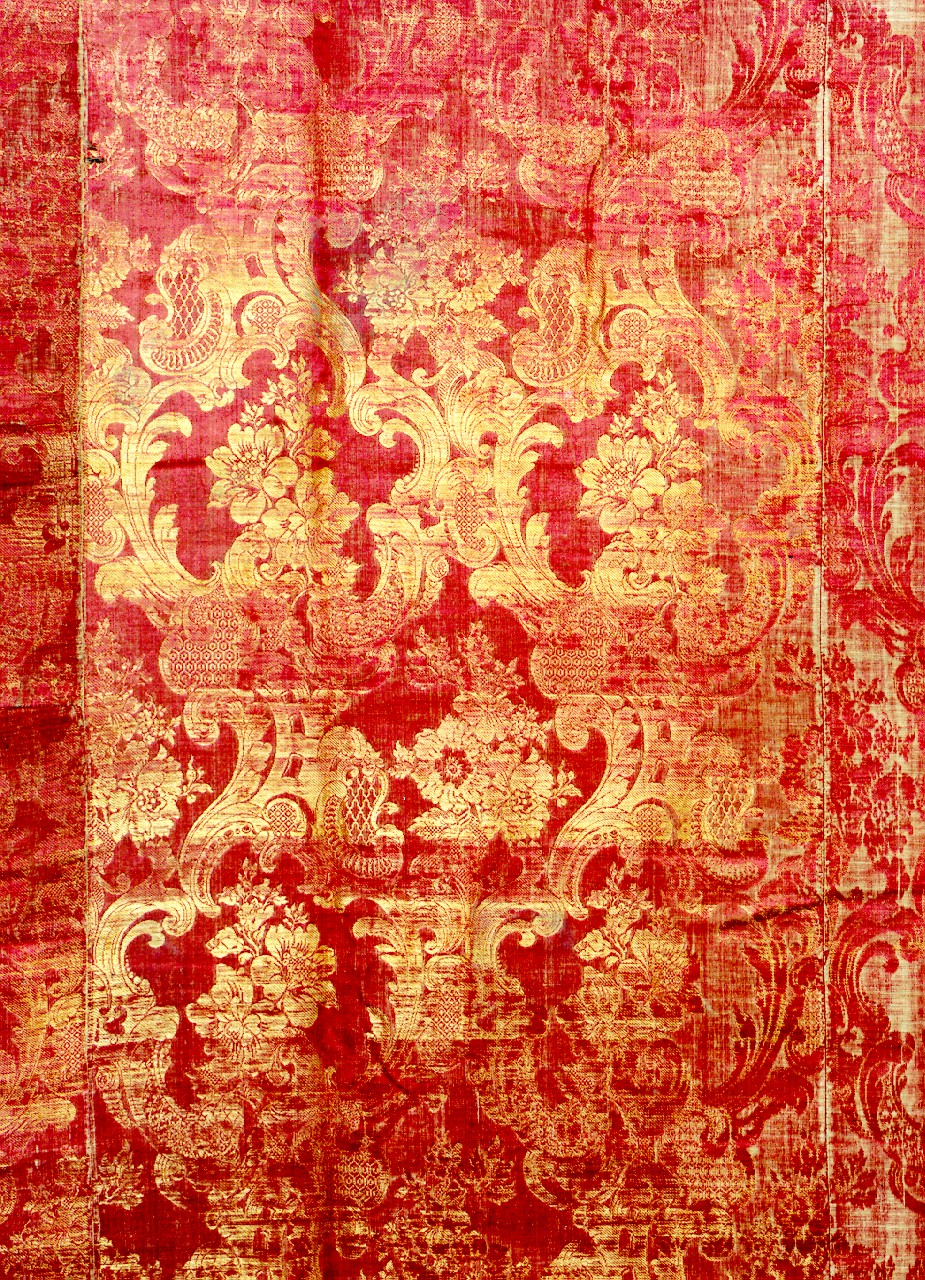 drappellone di baldacchino processionale, serie - manifattura siciliana (Seconda metà sec. XIX)