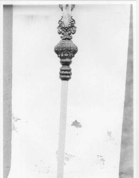 asta di croce processionale - ambito lunigianese (fine/inizio secc. XVIII/ XIX)