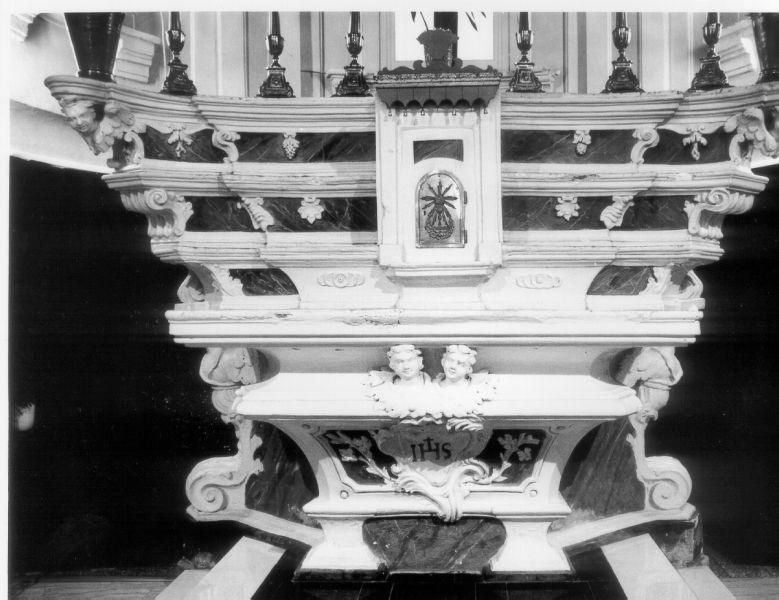 altare maggiore - ambito lunigianese (metà sec. XVIII)