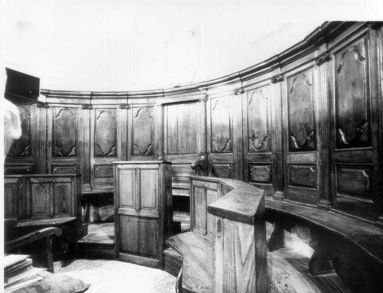 stalli del coro - ambito lunigianese (fine/inizio secc. XVIII/ XIX)