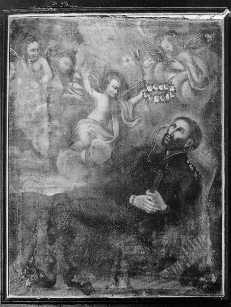 SAN LUIGI GONZAGA (?) (dipinto) - ambito italiano (fine/inizio secc. XVIII/ XIX)