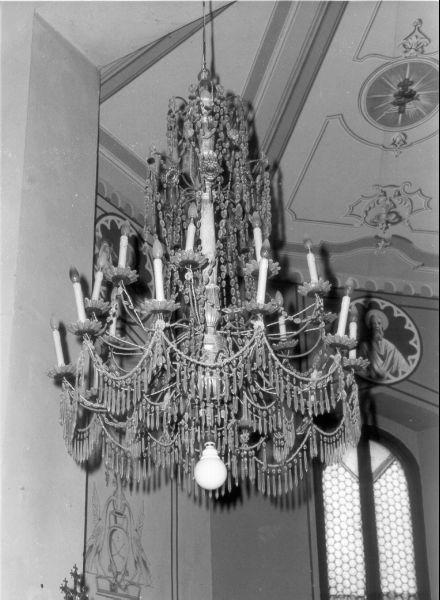 lampadario - a bracci, serie - manifattura italiana (fine/inizio secc. XVIII/ XIX)