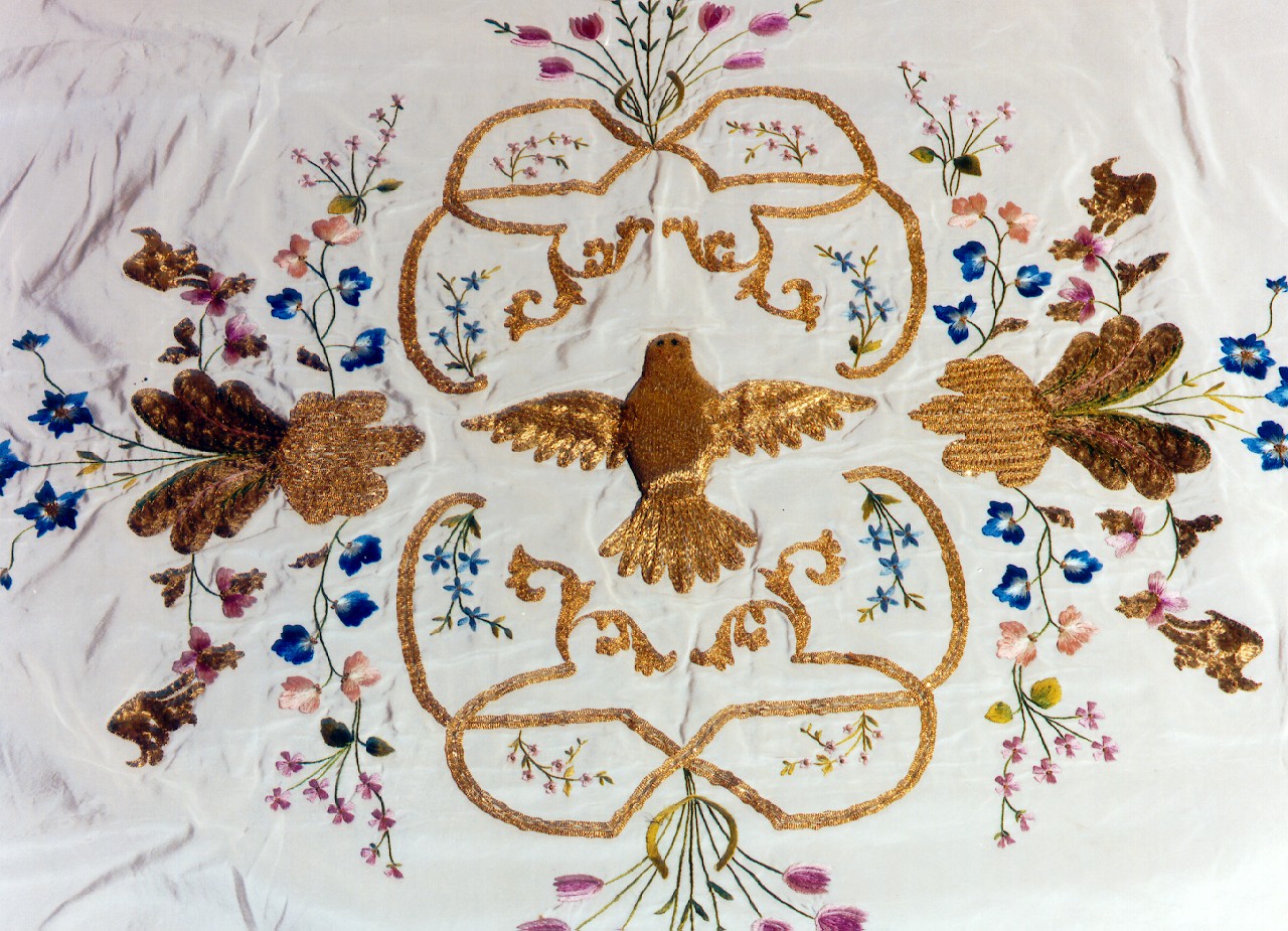 baldacchino processionale - manifattura siciliana (Prima metà sec. XIX, sec. XX)