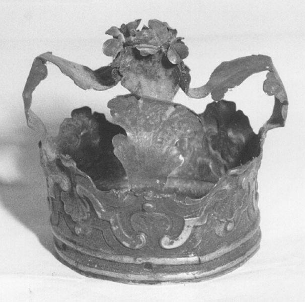 corona da statua - bottega toscana (seconda metà sec. XVIII)