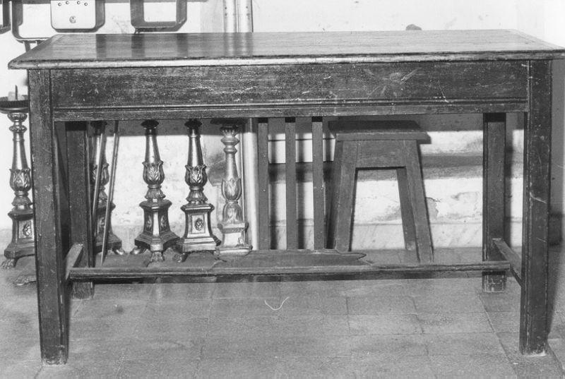 tavolo - bottega toscana (prima metà sec. XX)