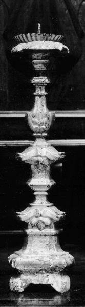 candeliere, serie - bottega lucchese (metà sec. XVIII)