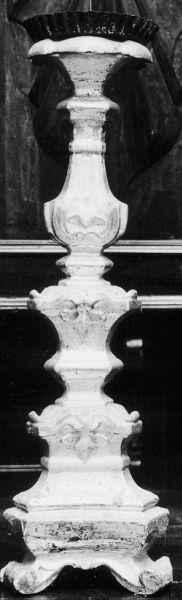 candeliere, serie - bottega lucchese (metà sec. XIX)