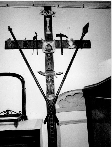 croce penitenziale - ambito lunigianese (seconda metà sec. XIX)