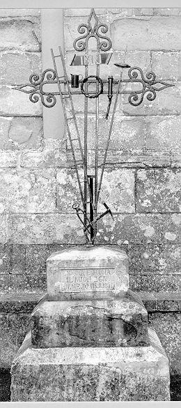 croce penitenziale - ambito lunigianese (sec. XIX)