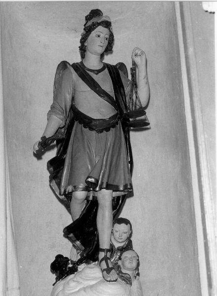 San Michele Arcangelo (statua) - ambito lunigianese (fine/inizio secc. XVIII/ XIX)