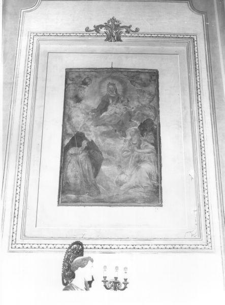 Madonna con il Bambino, San Domenico, la Maddalena, e Sant'Antonio (dipinto) - ambito lunigianese (sec. XVII)