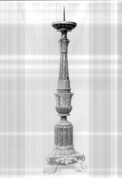candelabro, serie - bottega toscana (prima metà sec. XIX)