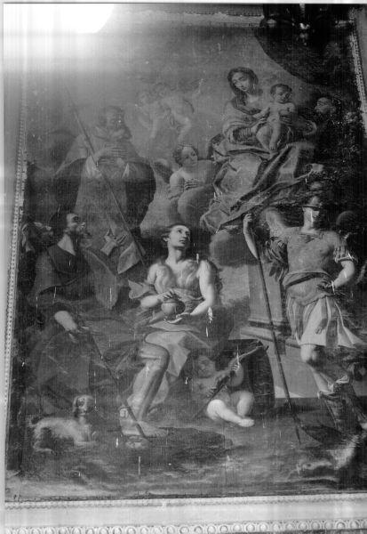 Madonna con Bambino e Santi (dipinto) - ambito ligure (inizio sec. XVIII)