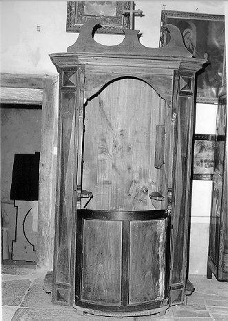 confessionale - ambito lunigianese (fine/inizio secc. XIX/ XX)
