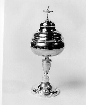 pisside - bottega ligure (fine/inizio, prima metà secc. XVIII/ XIX, sec. XIX)