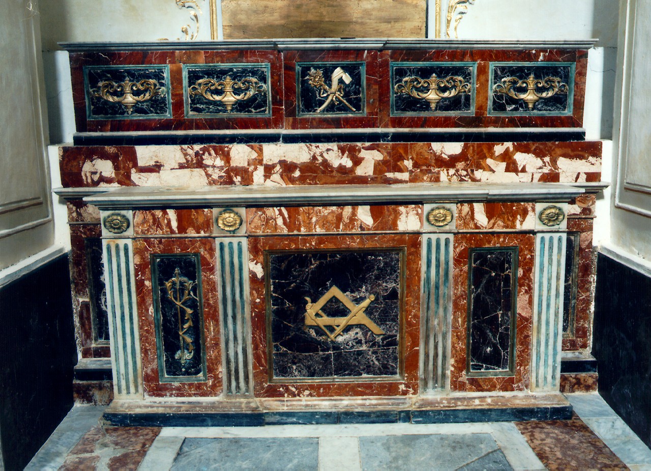 altare - a blocco - ambito siciliano (Prima metà sec. XIX)