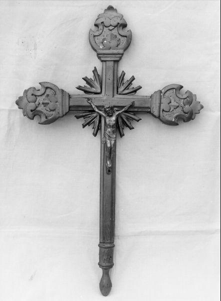 croce d'altare - ambito lunigianese (fine/inizio secc. XIX/ XX)