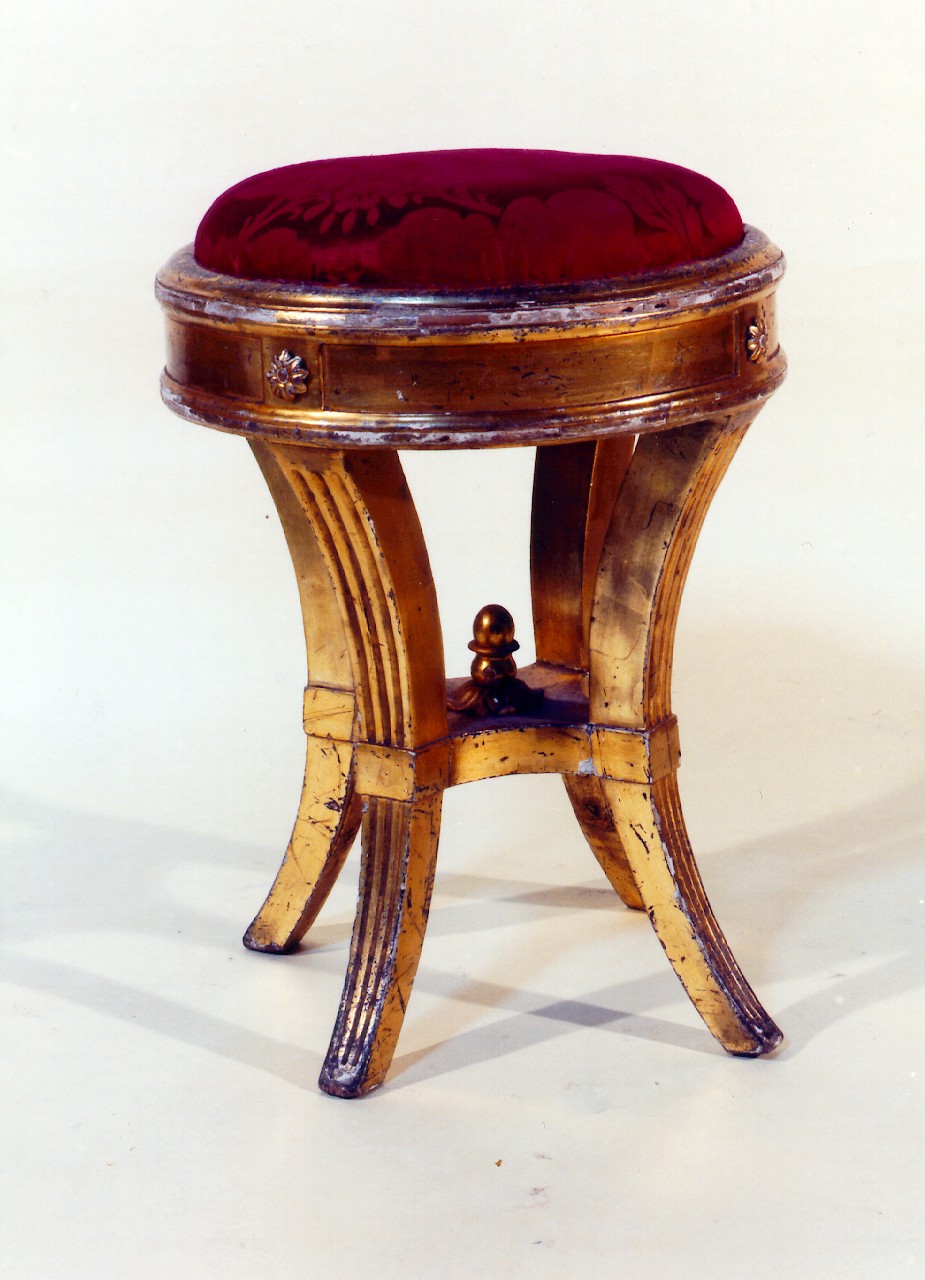 sgabello, serie - produzione siciliana (Fine/inizio secc. XVIII/ XIX)