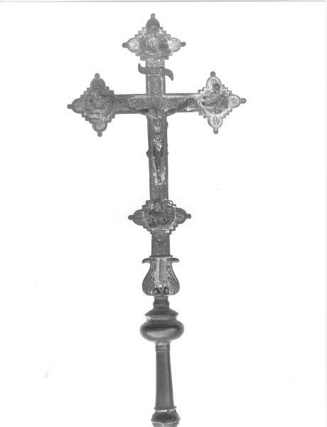 croce processionale - bottega italiana (prima metà sec. XIX)