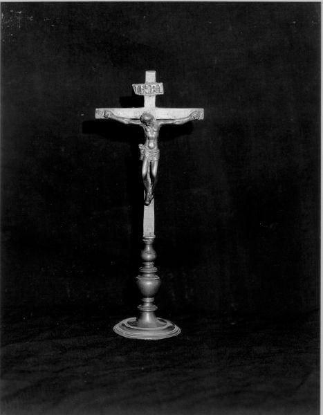 croce da tavolo - bottega toscana (fine/inizio secc. XVIII/ XIX)