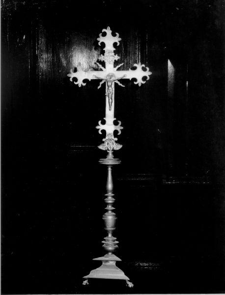 croce d'altare - bottega toscana (sec. XIX)