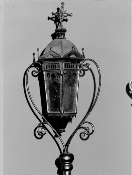 lanterna processionale, serie - ambito versiliese (metà sec. XIX)