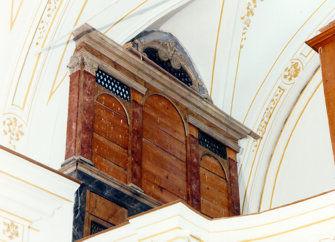 mostra d'organo - produzione siciliana (Prima metà sec. XIX)